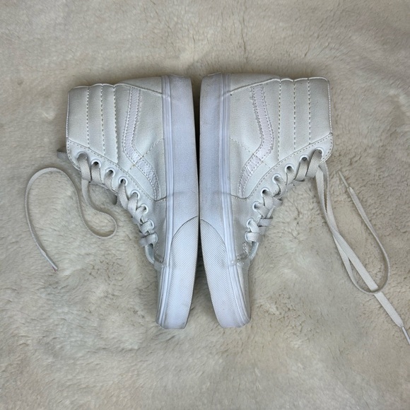 Vans White High-Top Sneakers 7 - Picture 5 of 7